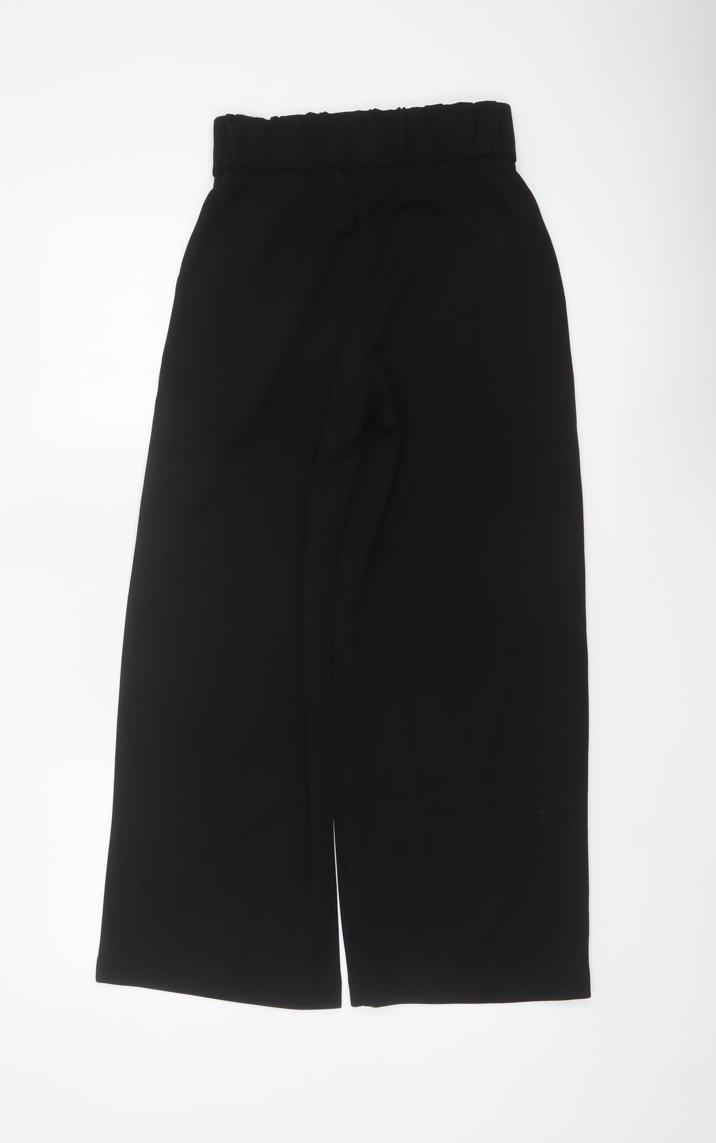 JDY Women’s Black S/30 High Rise Wide-Leg Dress Trousers