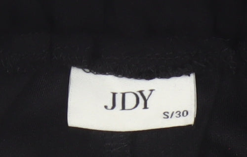 JDY Women’s Black S/30 High Rise Wide-Leg Dress Trousers