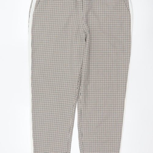 ASOS Women’s Multicoloured Check Tapered Smart Trousers UK 16