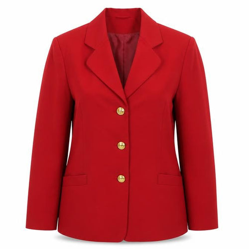 Classics Women’s Red UK 14 Tailored Blazer Gold Buttons