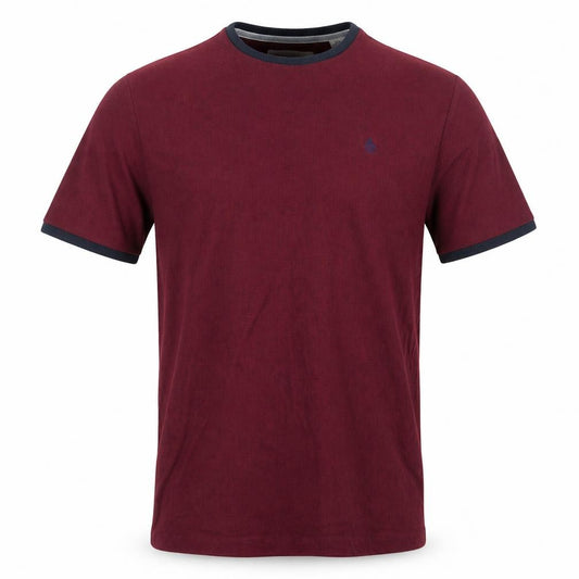 Original Penguin Men's Red XL Logo Crew Neck Cotton T-Shirt