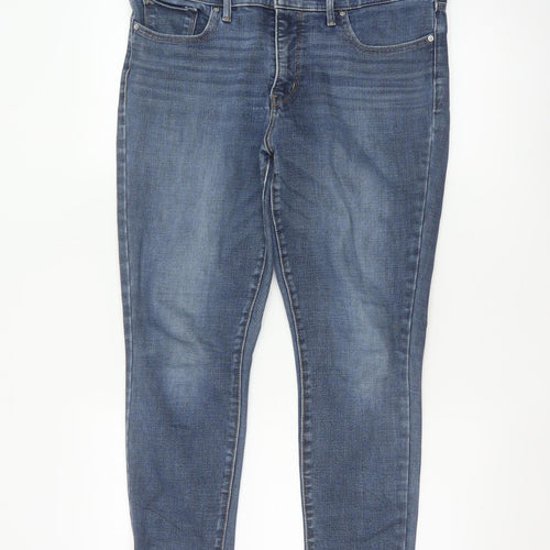 Levi's Women Blue 311 Shaping Skinny Mid Rise Jeans W31 UK 14