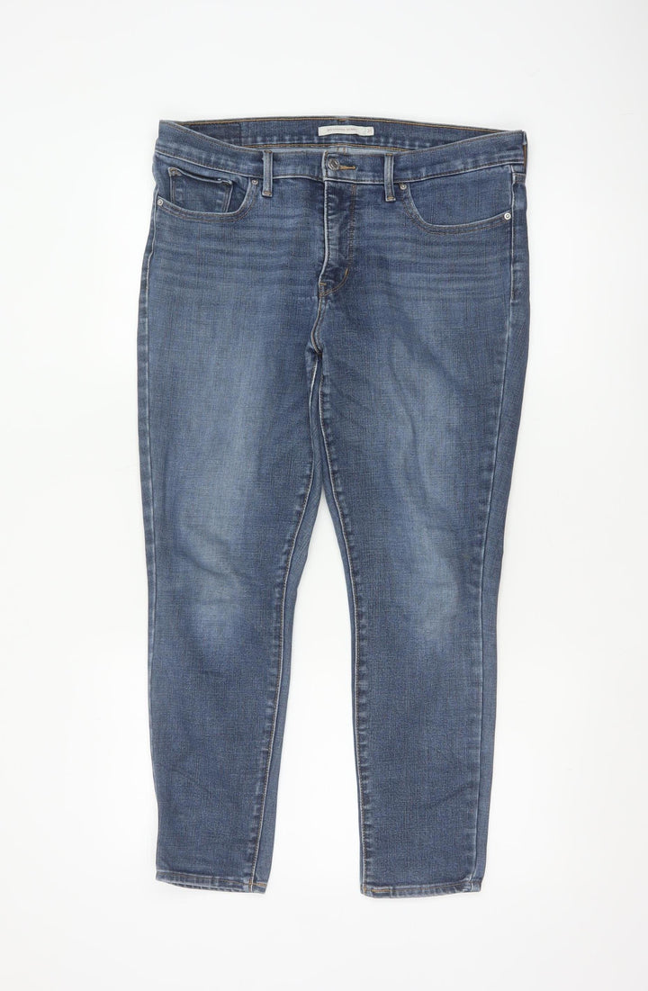 Levi's Women Blue 311 Shaping Skinny Mid Rise Jeans W31 UK 14
