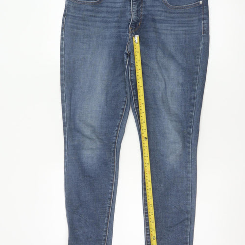 Levi's Women Blue 311 Shaping Skinny Mid Rise Jeans W31 UK 14