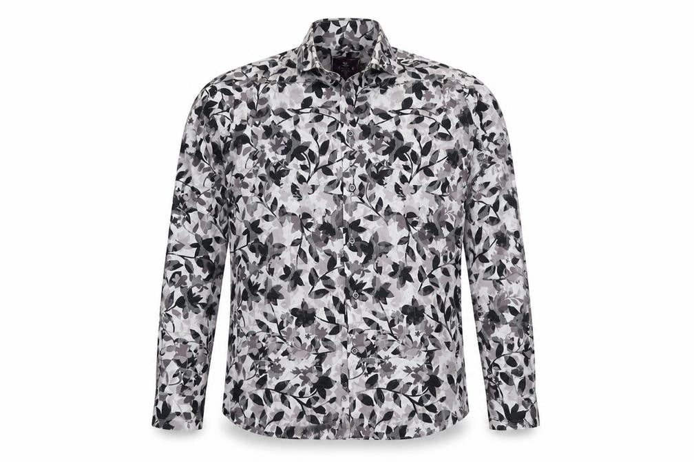 Curtis Men's Multicoloured Floral Cotton Slim Fit Shirt 15.5
