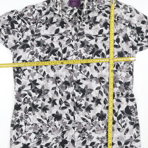 Curtis Men's Multicoloured Floral Cotton Slim Fit Shirt 15.5