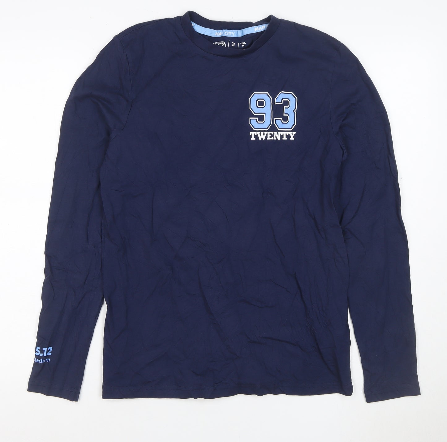 Manchester City Men’s Blue M Long Sleeve 93 Graphic T-Shirt