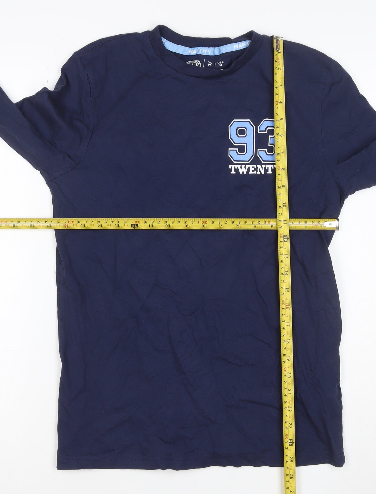 Manchester City Men’s Blue M Long Sleeve 93 Graphic T-Shirt