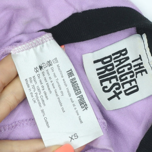 The Ragged Priest Women’s XS Multicoloured Tiger Colourblock Sweatshirt