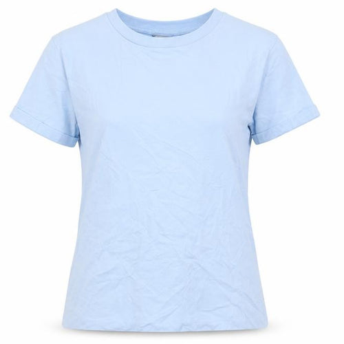 Jigsaw Women Blue XS Cotton Basic Crew Neck Short Sleeve T-Shirt