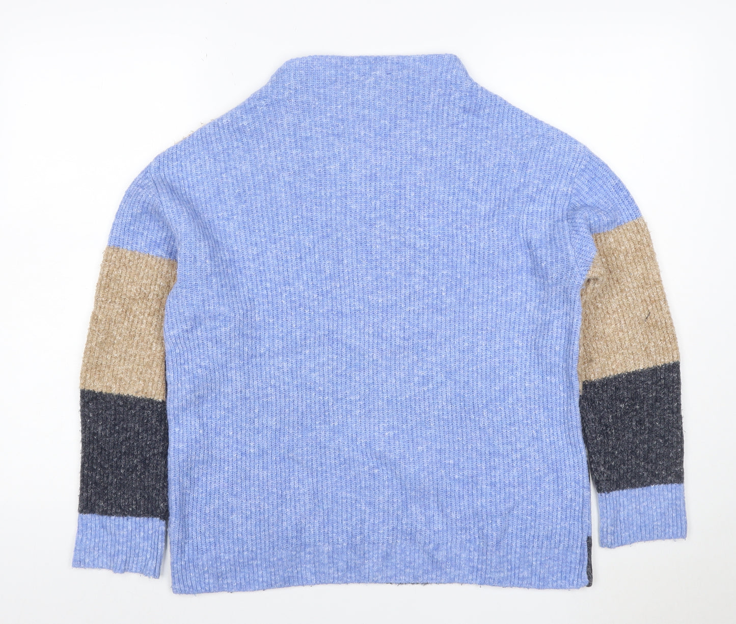 Street One Women’s Multicoloured UK 12 Chunky Knit Striped Jumper