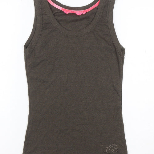 Sweaty Betty Women Grey M Basic Jersey Tank Top Sleeveless