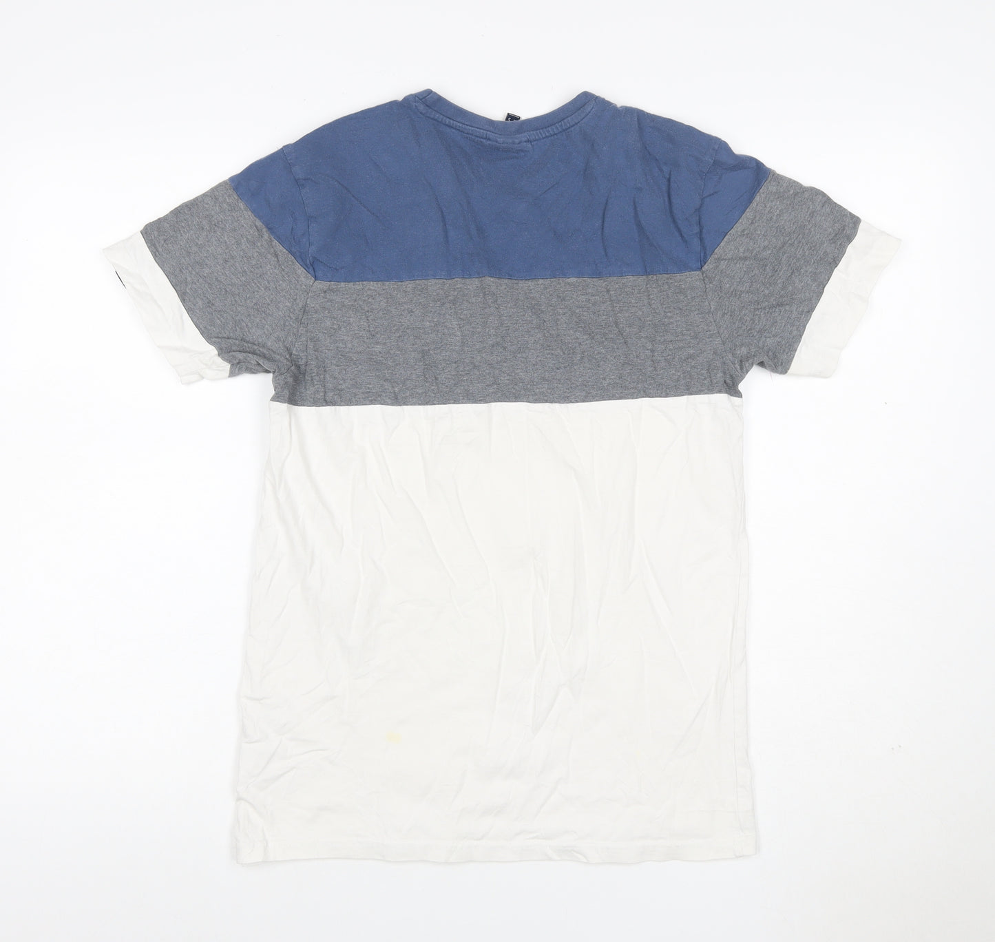Ellesse Men's Multicoloured S Colourblock Logo Short Sleeve T-Shirt