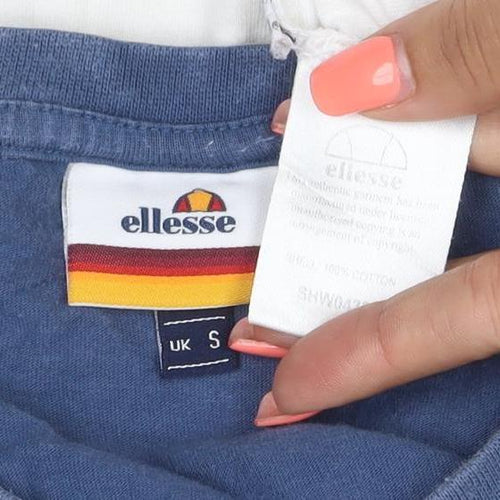 Ellesse Men's Multicoloured S Colourblock Logo Short Sleeve T-Shirt