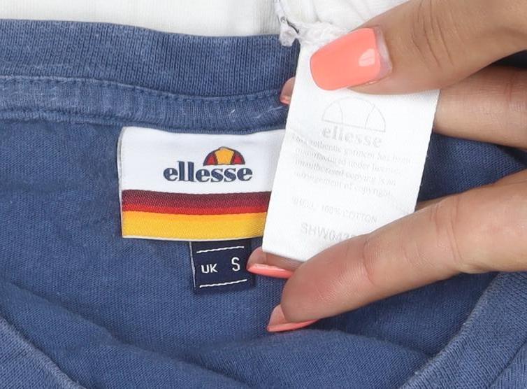 Ellesse Men's Multicoloured S Colourblock Logo Short Sleeve T-Shirt