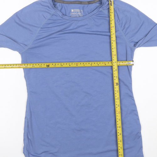 Mountain Warehouse Women's Blue UK 8 Basic IsoCool Long Sleeve T-Shirt