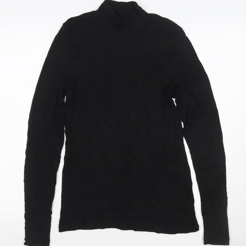 Witchery Women’s Black L Roll Neck Slim Fit Modal Jumper