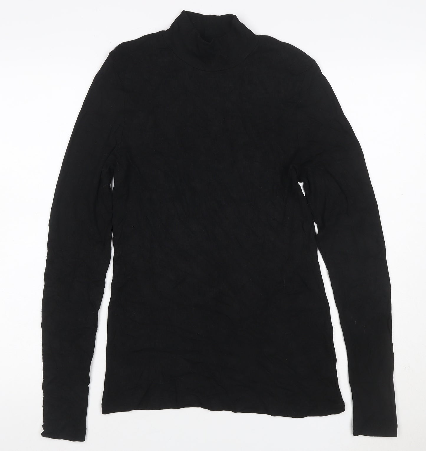 Witchery Women’s Black L Roll Neck Slim Fit Modal Jumper