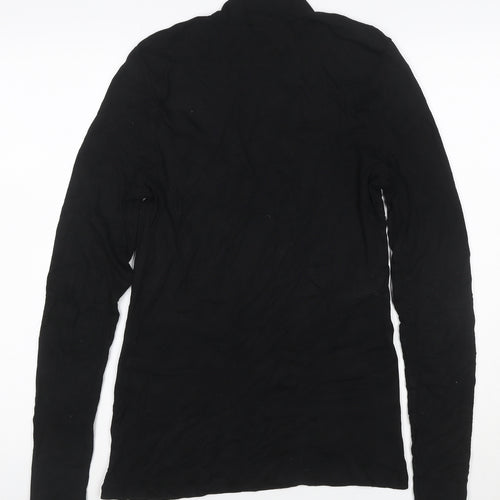 Witchery Women’s Black L Roll Neck Slim Fit Modal Jumper