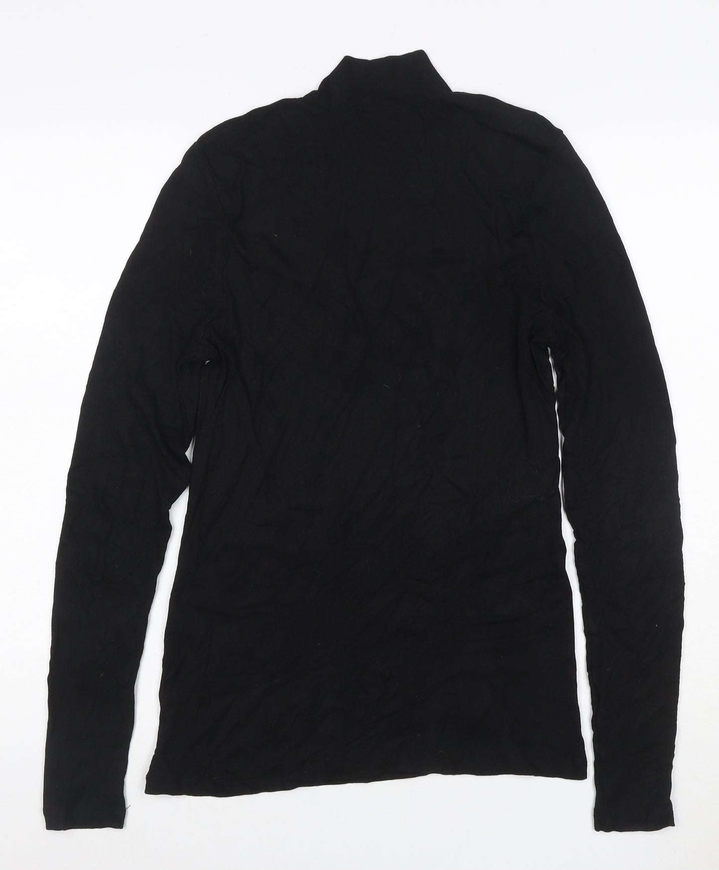 Witchery Women’s Black L Roll Neck Slim Fit Modal Jumper