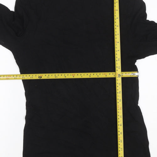 Witchery Women’s Black L Roll Neck Slim Fit Modal Jumper