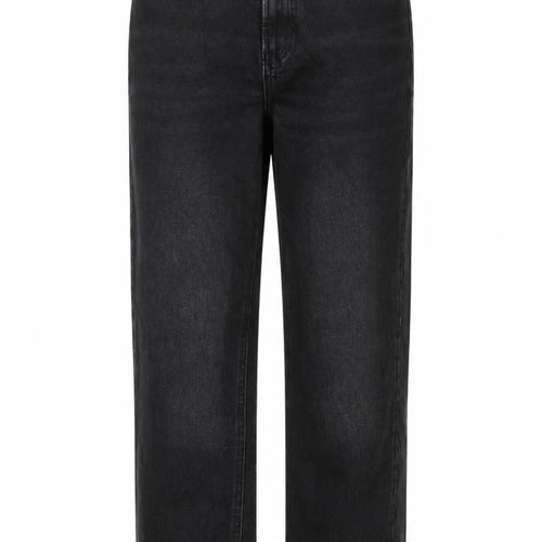F&F Women Black UK 8 Straight Leg Mid Rise Denim Jeans 5 Pocket