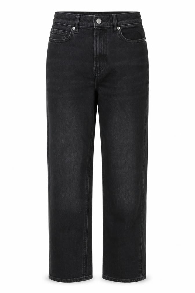 F&F Women Black UK 8 Straight Leg Mid Rise Denim Jeans 5 Pocket