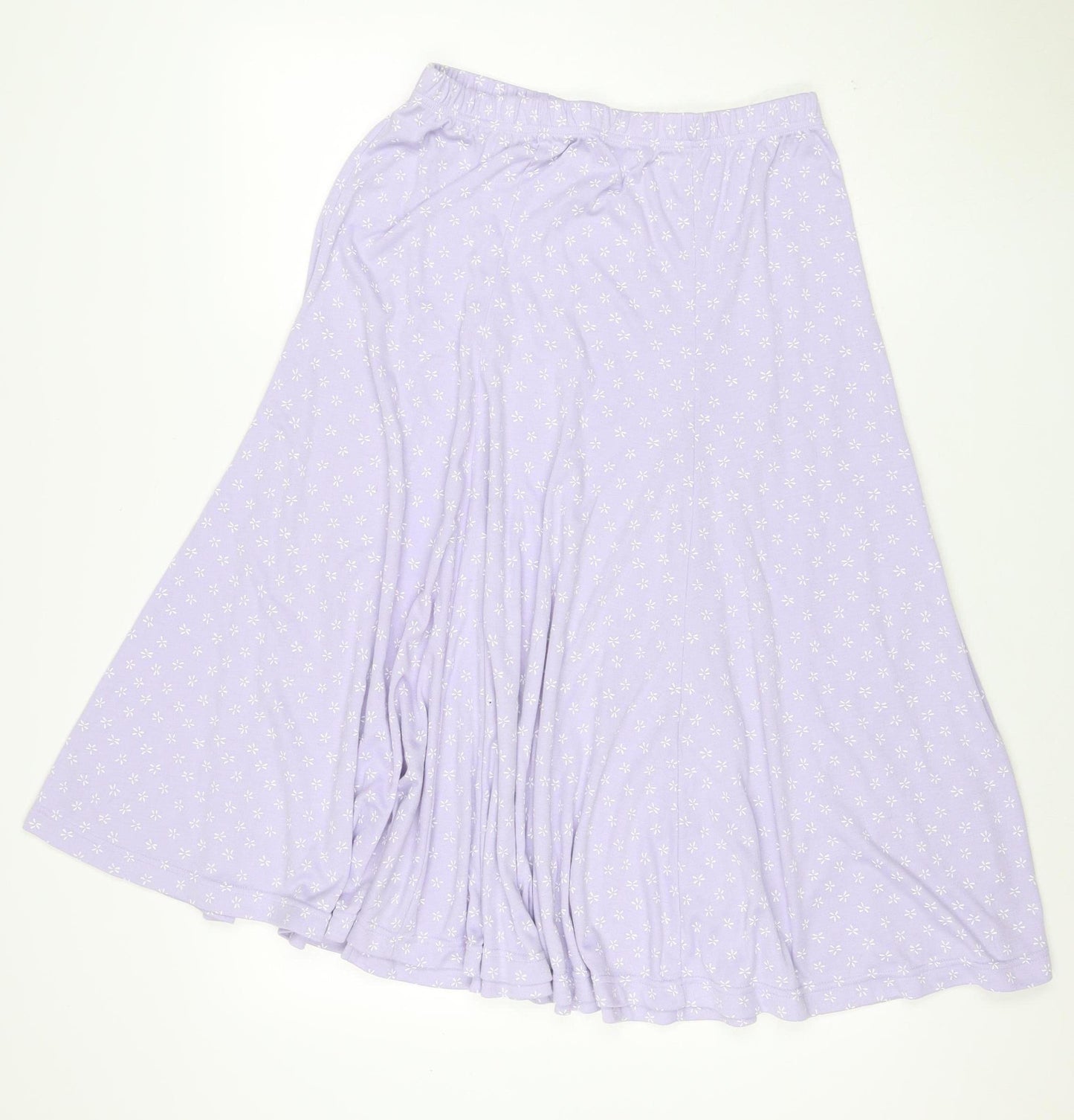 Casual Wear Women Purple UK 16 Asymmetric Ruched Floral Mini Skirt