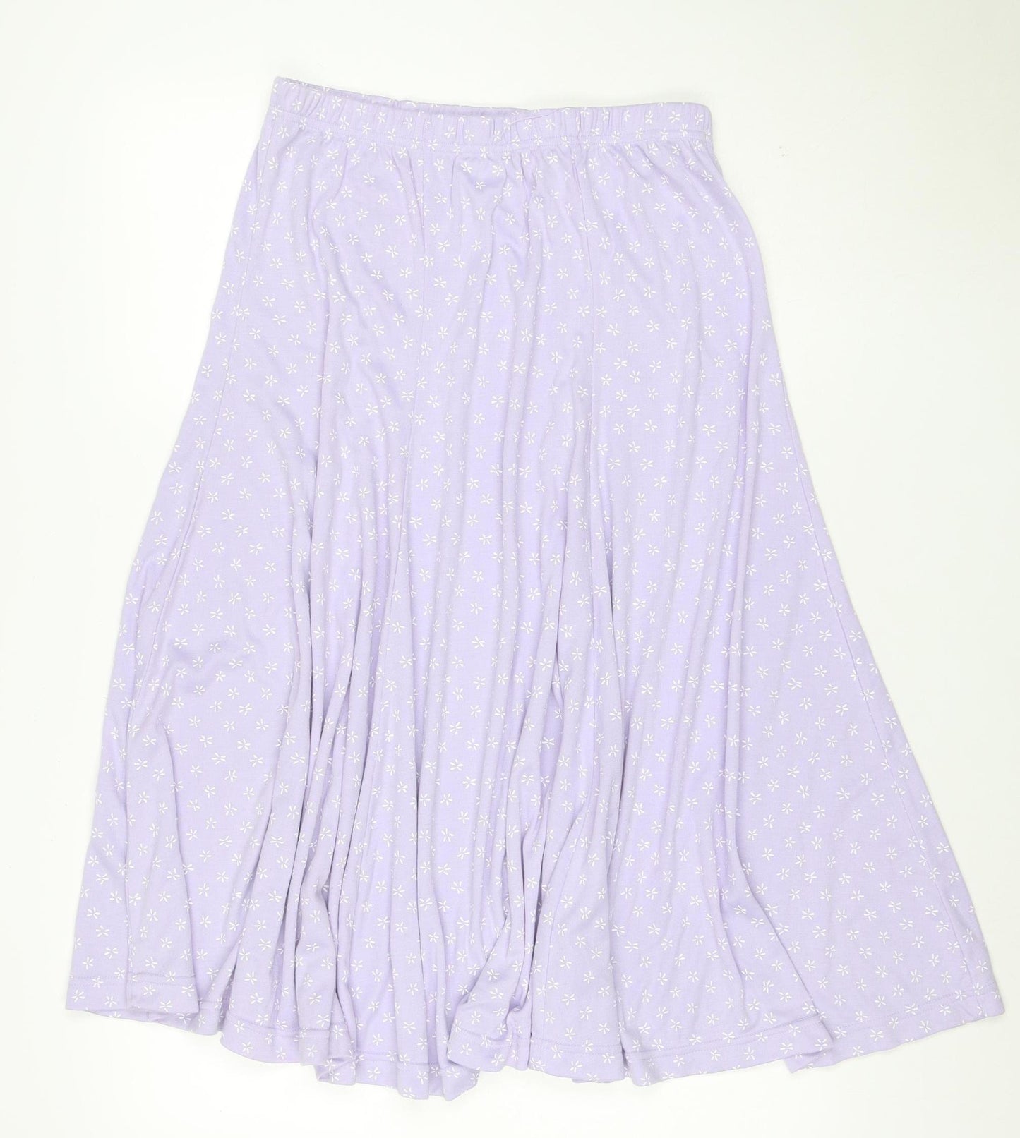 Casual Wear Women Purple UK 16 Asymmetric Ruched Floral Mini Skirt
