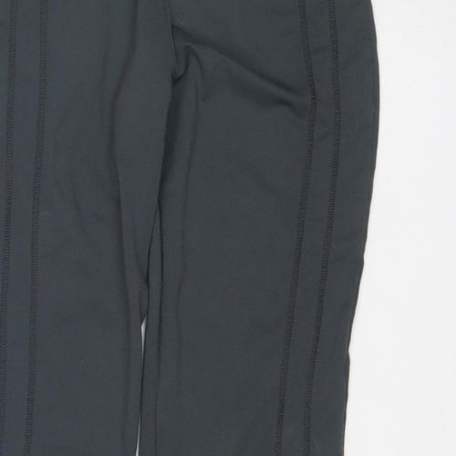 Olymplus Fitness Women Black UK 8 Capri Yoga Gym Trousers