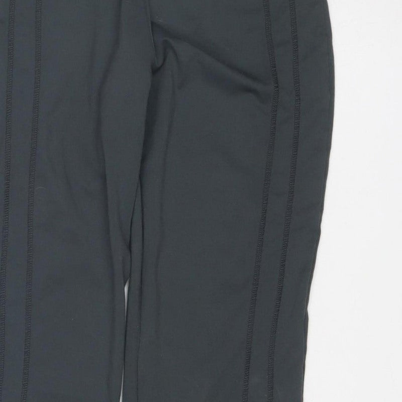 Olymplus Fitness Women Black UK 8 Capri Yoga Gym Trousers