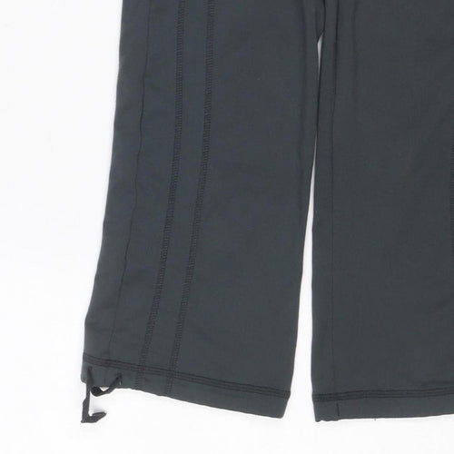 Olymplus Fitness Women Black UK 8 Capri Yoga Gym Trousers