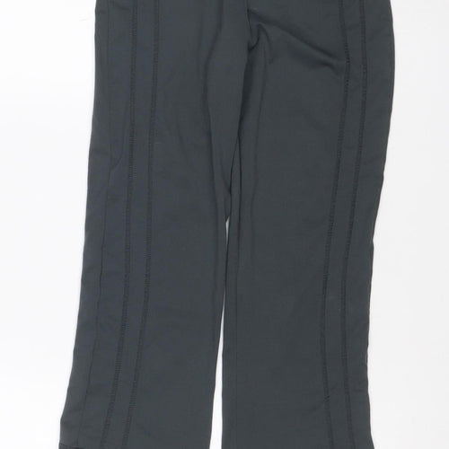 Olymplus Fitness Women Black UK 8 Capri Yoga Gym Trousers
