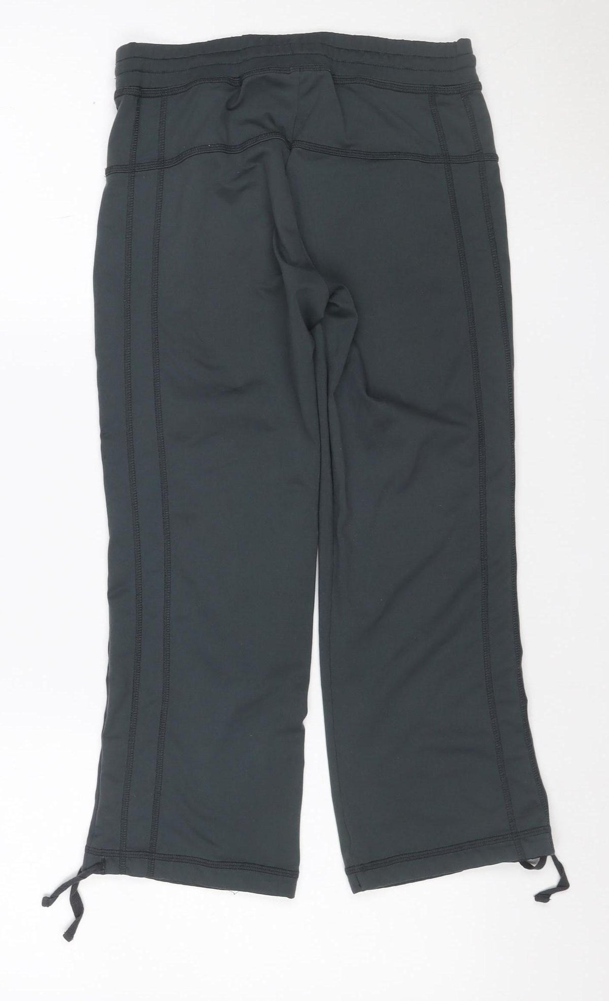 Olymplus Fitness Women Black UK 8 Capri Yoga Gym Trousers