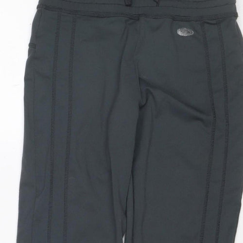 Olymplus Fitness Women Black UK 8 Capri Yoga Gym Trousers