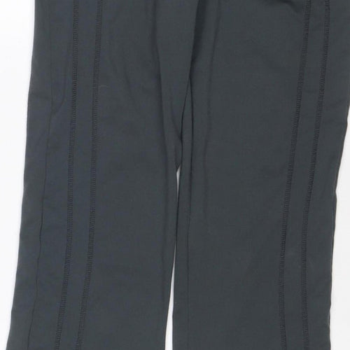 Olymplus Fitness Women Black UK 8 Capri Yoga Gym Trousers