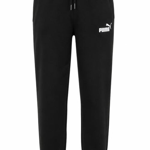 Puma Men's Black M Logo Jogger Track Pants Drawstring Pockets