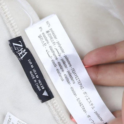 Zara Women Ivory Velour Sweatshirt M Pullover Balloon Sleeve Stretch