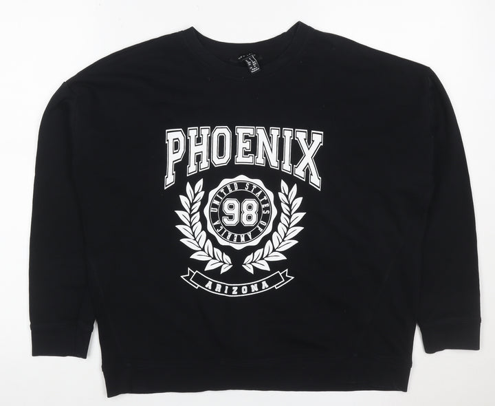 New Look Women’s Black S Phoenix Arizona Graphic Pullover Sweatshirt