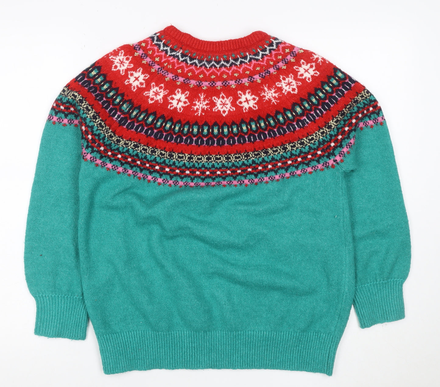 Dunnes Women’s Multicoloured S Fair Isle Christmas Jumper Glitter Knit