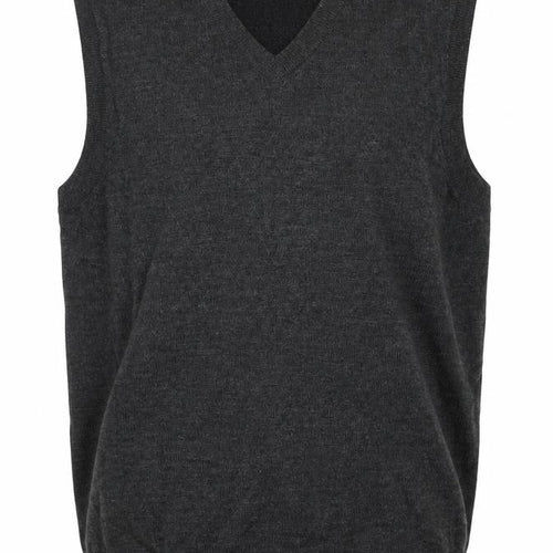 Club Room Men’s Grey Wool Blend V-Neck Knit Vest Size S Classic