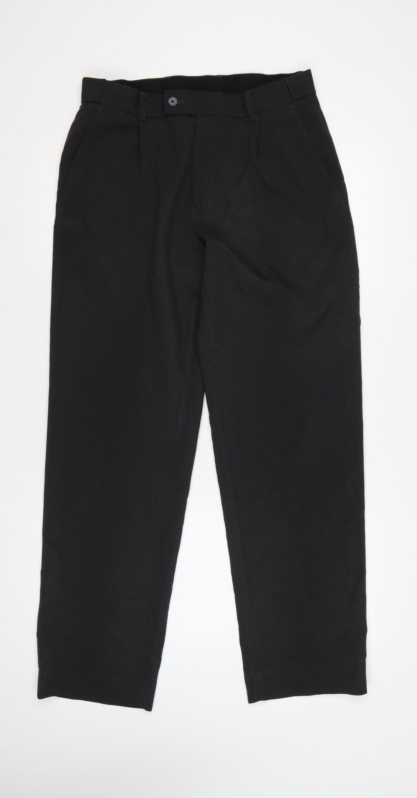 The Collection Debenhams Men’s Black 32R Straight Dress Trousers