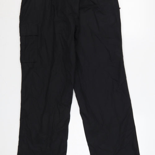 Mountainlife Women's Black Size 12 Cargo Outdoor Trousers Pockets