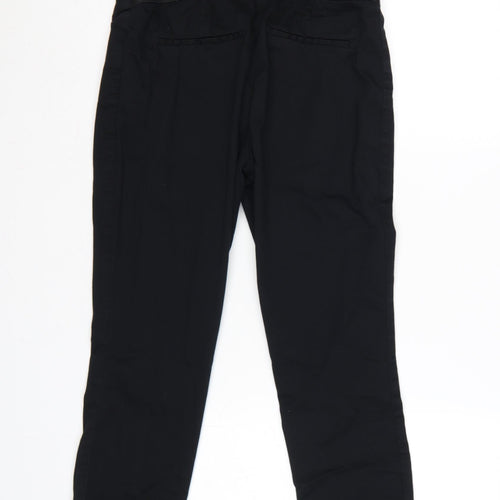H&M MAMA Women Black S Maternity Straight Stretch Trousers