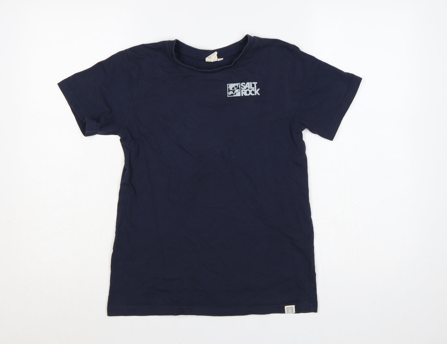 Saltrock Boys Blue 13 Years Basic Logo Cotton T-Shirt