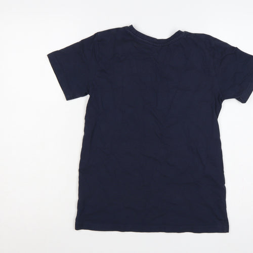 Saltrock Boys Blue 13 Years Basic Logo Cotton T-Shirt