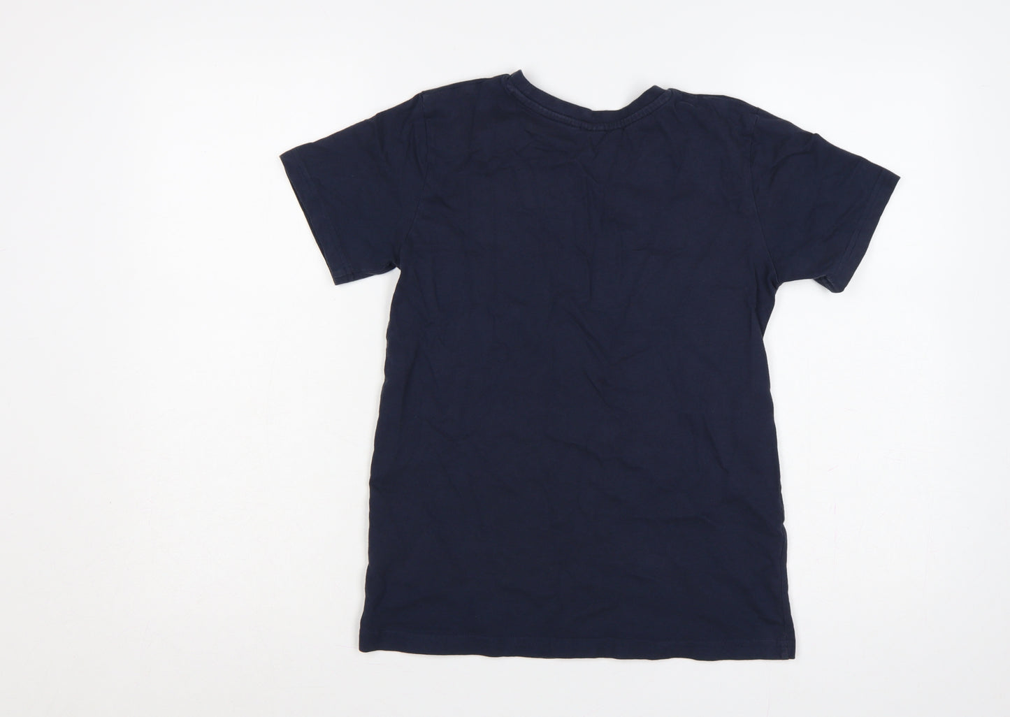 Saltrock Boys Blue 13 Years Basic Logo Cotton T-Shirt