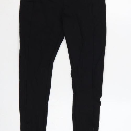 H&M Women’s Black UK 8 High Rise Zip Pocket Stretch Leggings