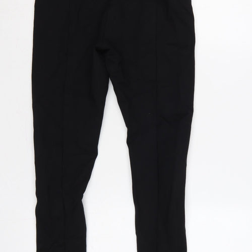 H&M Women’s Black UK 8 High Rise Zip Pocket Stretch Leggings