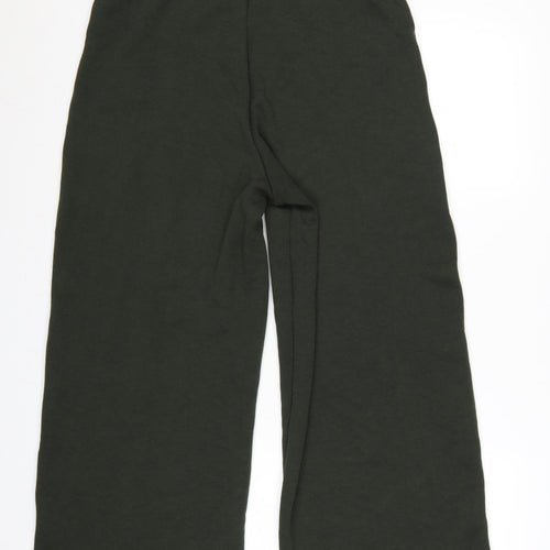 M&S Women’s Green UK 14 High Rise Straight Pull-On Dress Trousers